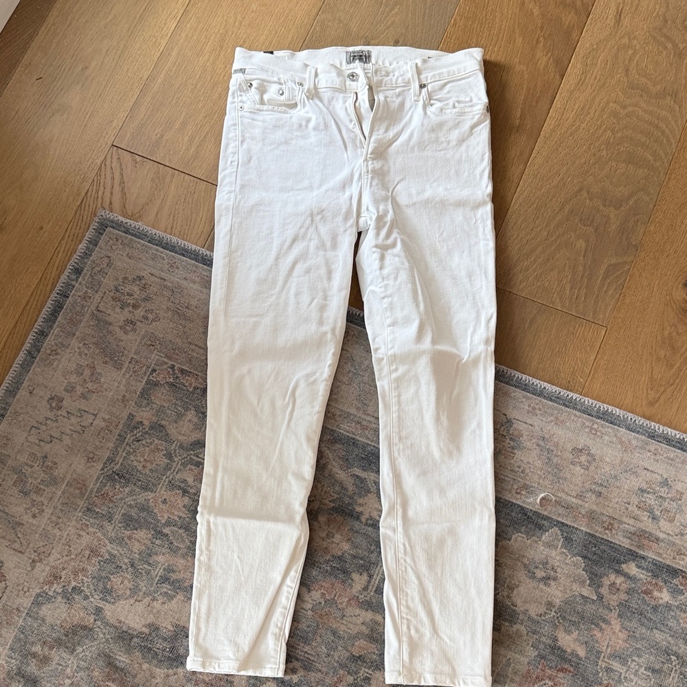 Citizens Of Humanity White Skinny Jeans